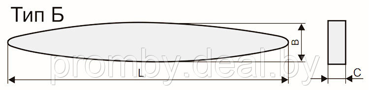 Брусок шлифовальный Б 35х15х225 мм V "Лодочка" для заточки ножей - фото 4 - id-p61421919