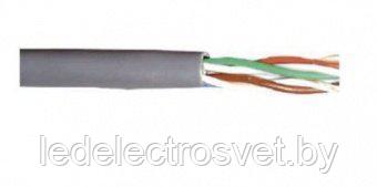 Кабель связи витая пара U/UTP (24AWG) кат.5е 4х2х0.51 ож LSZH (305м) зел. (м) ITK LC1-C5E04-122 - фото 1 - id-p73750515