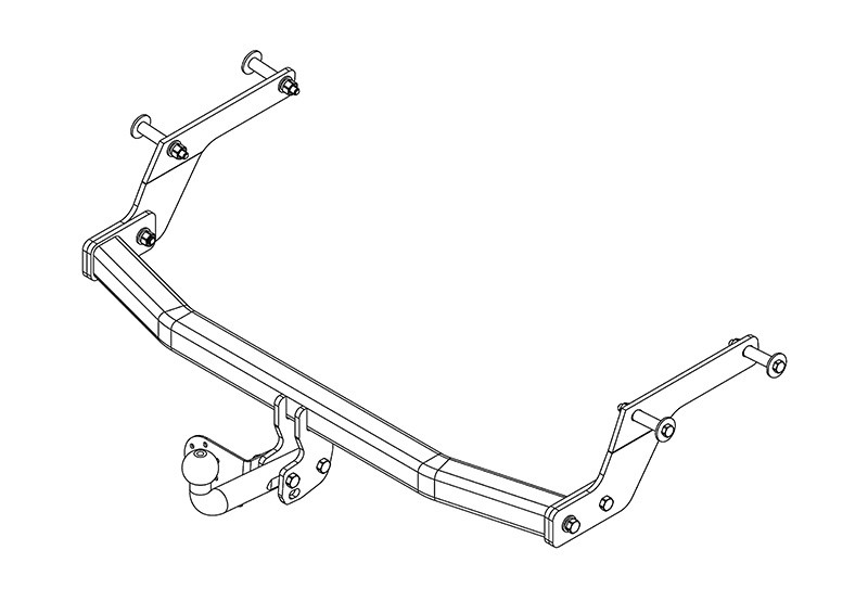 Фаркоп AvtoS для RENAULT Logan (2014-) - фото 1 - id-p73755300