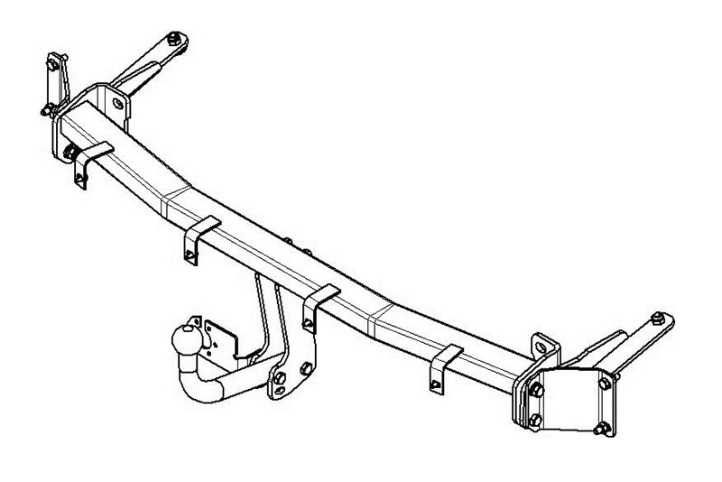 Фаркоп AvtoS для VOLKSWAGEN Caddy (2004-) - фото 1 - id-p73755412