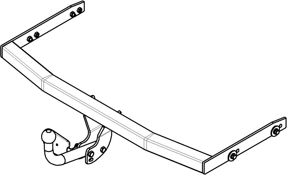 Фаркоп AvtoS для VOLKSWAGEN Bora (1998-)