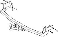 Фаркоп AvtoS для FORD Focus (1998-2005)