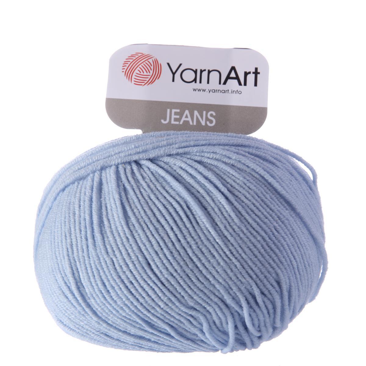 YarnArt Jeans цвет №75 нежно-голубой - фото 1 - id-p73756027